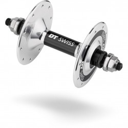 DT Swiss Track front hub, 100 mm bolt on, 20 hole silver