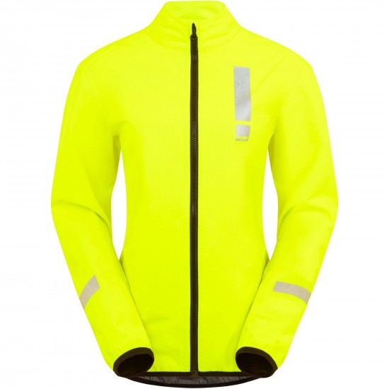 HUMP Women's Reflect Waterproof Jacket - Hi-Viz Yellow - Size 22