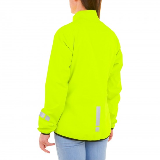 HUMP Women's Reflect Waterproof Jacket - Hi-Viz Yellow - Size 22