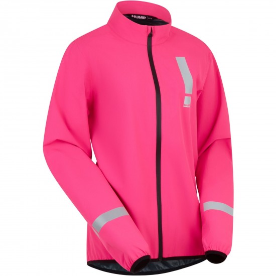 HUMP Women's Reflect Waterproof Jacket - Hi-Viz Yellow - Size 22