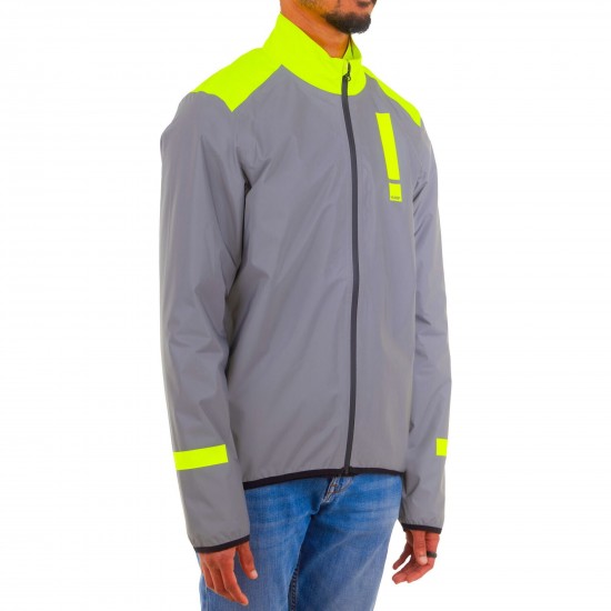 HUMP Men's Ultra Reflect Waterproof Jacket - Reflect / Hi-Viz YW - Xxxxx-Large