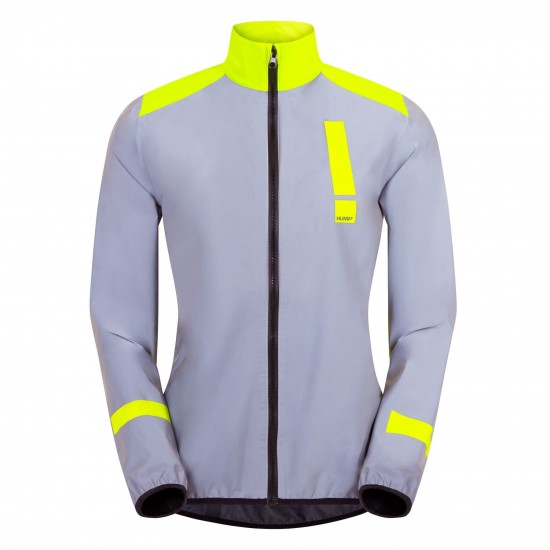 HUMP Women's Ultra Reflect Waterproof Jacket - Reflect / Hi-Viz YW - Size 18