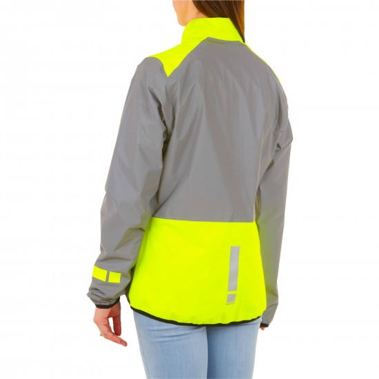 HUMP Women's Ultra Reflect Waterproof Jacket - Reflect / Hi-Viz YW - Size 18