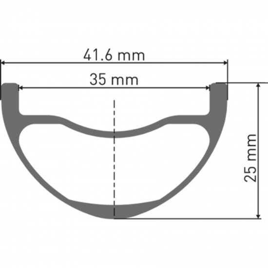 DT Swiss HXC 1501 wheel, 35 mm rim, 12 x 148 mm axle, 27.5 inch rear MICRO SPLINE