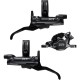 Shimano BR-M8200/BL-M8200 XT 2 pot bled brake levers and callipers, front and rear