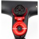K-Edge Garmin Race Stem Mount, with Top Cap, Adjustable, Black Anodised