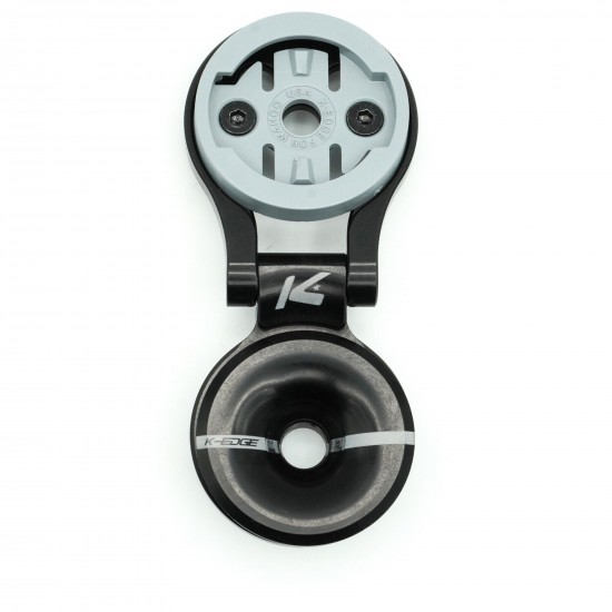 K-Edge Wahoo Race Stem Mount, with Top Cap, Adjustable, Black Anodised
