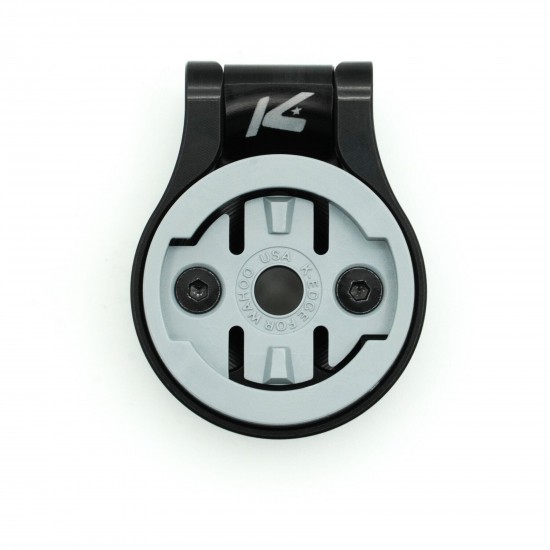 K-Edge Wahoo Race Stem Mount, with Top Cap, Adjustable, Black Anodised