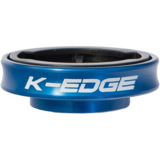 K-Edge Garmin Gravity Cap Mount, Blue Anodised