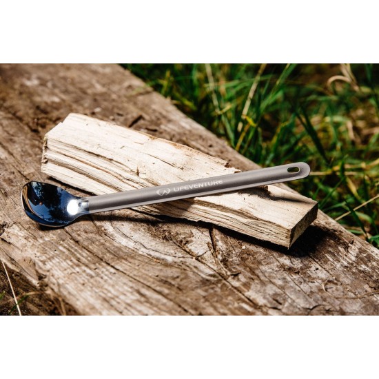Lifeventure COOKWEAR LV Titanium Long Spoon Titanium Long-Handled Spoon