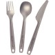 Lifeventure COOKWEAR LV Superlight Ti Cutlery Superlight Titanium Cutlery Set