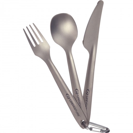 Lifeventure COOKWEAR LV Superlight Ti Cutlery Superlight Titanium Cutlery Set