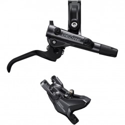 Shimano BR-M6100/BL-M6100 Deore bled brake lever/post mount 2 pot calliper, front right Shimano BR-M6100/BL-M6100 Deore bled brake lever/post mount 2 pot calliper, front right