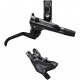 Shimano BR-M6100/BL-M6100 Deore bled brake lever/post mount 2 pot calliper, front right