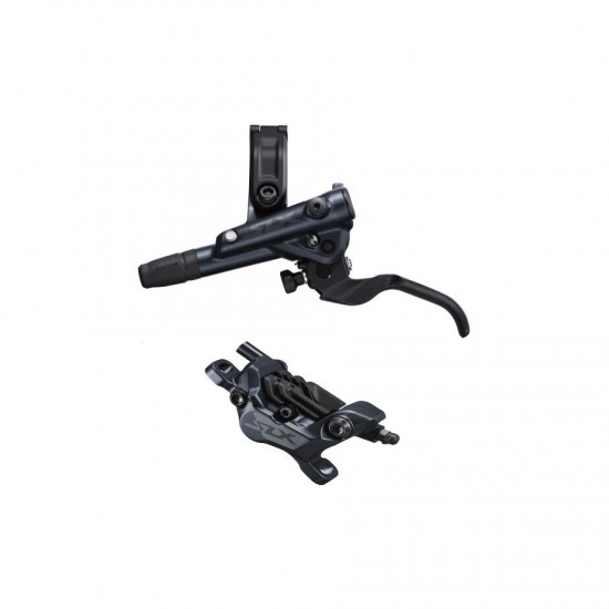 Shimano BR-M7120/BL-M7100 SLX 4 pot bled brake lever/post mount calliper, rear left