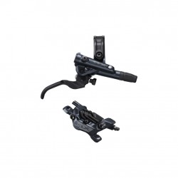 Shimano BR-M7120/BL-M7100 SLX 4 pot bled brake lever/post mount calliper, front right Shimano BR-M7120/BL-M7100 SLX 4 pot bled brake lever/post mount calliper, front right