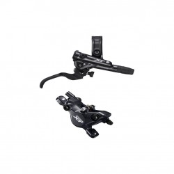 Shimano BR-M8100/BL-M8100 XT bled brake lever/post mount calliper, front right