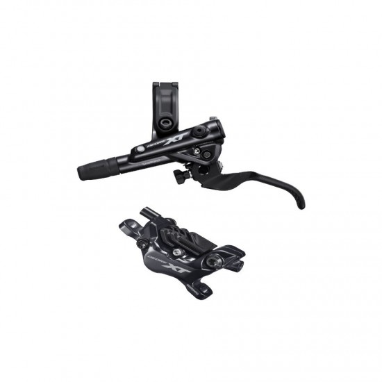 Shimano BR-M8120/BL-M8100 XT 4 pot bled brake lever/post mount calliper, rear left
