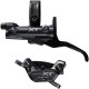 Shimano BR-M8220/BL-M8200 XT 4 pot bled brake lever/post mount calliper, rear left