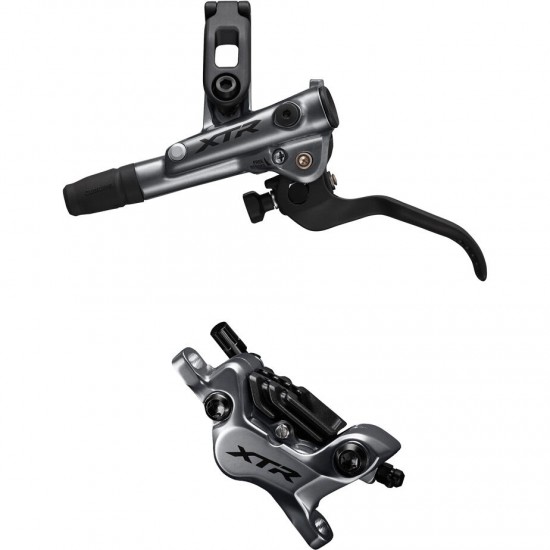 Shimano BR-M9120 XTR bled I-spec-EV ready brake lever/Post mount 4 pot calliper, rear