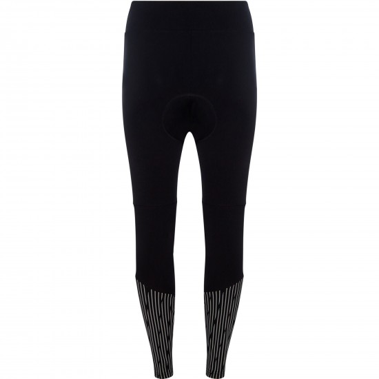 Madison TIGHT Stella reflect tight wms BK 8 Stellar Padded Women's Reflective Thermal Tights With DWR, black - size 8 Madison TIGHT Stella reflect tight wms BK 8 Stellar Padded Women's Reflective Thermal Tights With DWR, black - size 8