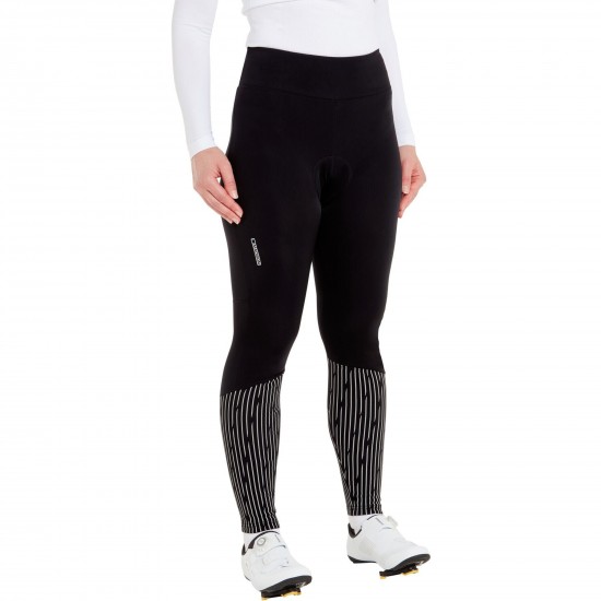 Madison TIGHT Stella reflect tight wms BK 8 Stellar Padded Women's Reflective Thermal Tights With DWR, black - size 8 Madison TIGHT Stella reflect tight wms BK 8 Stellar Padded Women's Reflective Thermal Tights With DWR, black - size 8