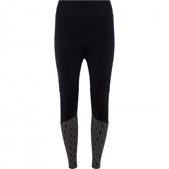 Madison TIGHT Stella reflect tight wms BK 8 Stellar Padded Women's Reflective Thermal Tights With DWR, black - size 8 Madison TIGHT Stella reflect tight wms BK 8 Stellar Padded Women's Reflective Thermal Tights With DWR, black - size 8