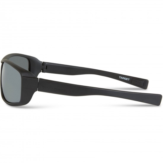 Madison Eyewear Target Matt Black Sunglasses - 3 Polarised Lens Pack-Silver Mirror/Bronze/Yellow