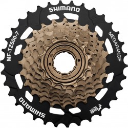 Shimano MF-TZ500 7-speed multiple freewheel, 14-34 tooth Shimano MF-TZ500 7-speed multiple freewheel, 14-34 tooth