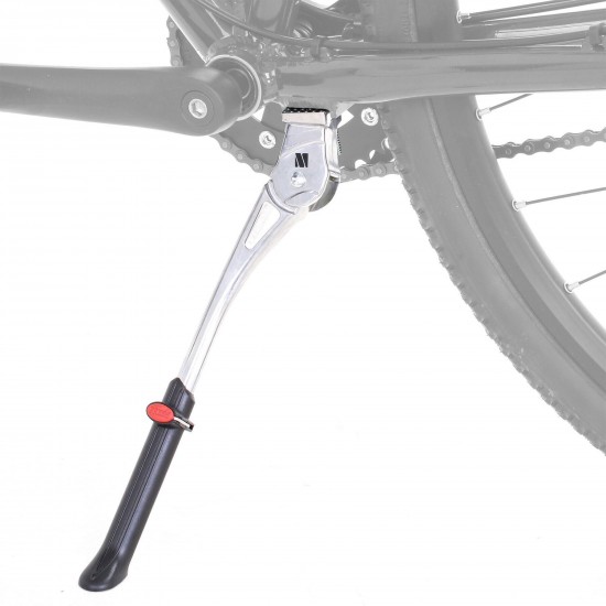 M Part Kickstand Estl Cstay single leg adj 20kg Essential kickstand, 24-29 inch adjustable, 20kg rating chainstay mount M Part Kickstand Estl Cstay single leg adj 20kg Essential kickstand, 24-29 inch adjustable, 20kg rating chainstay mount