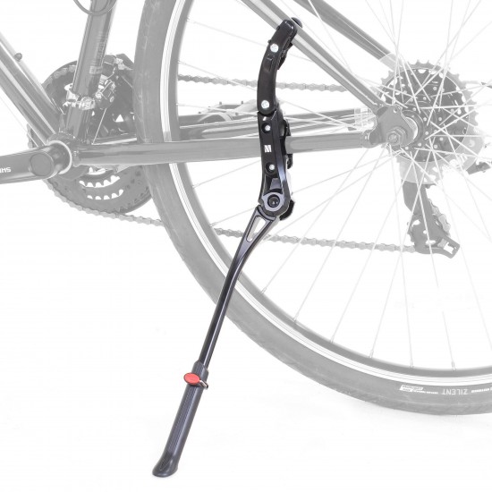 M Part Kickstand Estl CS SS 1 leg adj 20kg bk Essential kickstand, 24-29 inch, chainstay/seatstay mount 20kg, black M Part Kickstand Estl CS SS 1 leg adj 20kg bk Essential kickstand, 24-29 inch, chainstay/seatstay mount 20kg, black