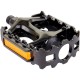 M Part Alloy trekking pedals, 9/16 inch black Essential Alloy trekking pedals, 9/16 inch thread