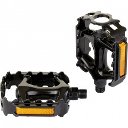 M Part Alloy trekking pedals, 9/16 inch black Essential Alloy trekking pedals, 9/16 inch thread