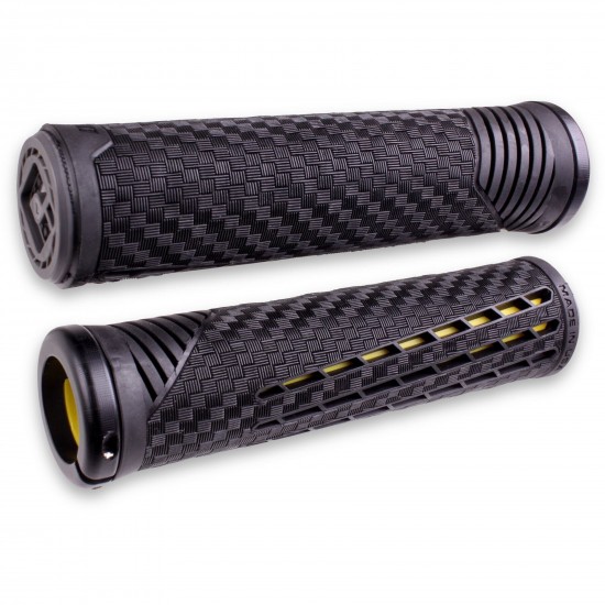 ODI CF BMX / MTB Lock On Grips 135mm - Black / Yellow