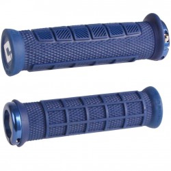 ODI Elite Pro MTB Lock On Grips 130mm - Navy Blue ODI Elite Pro MTB Lock On Grips 130mm - Navy Blue