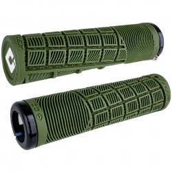ODI Reflex XL MTB Lock On Grips 135mm - Army Green ODI Reflex XL MTB Lock On Grips 135mm - Army Green