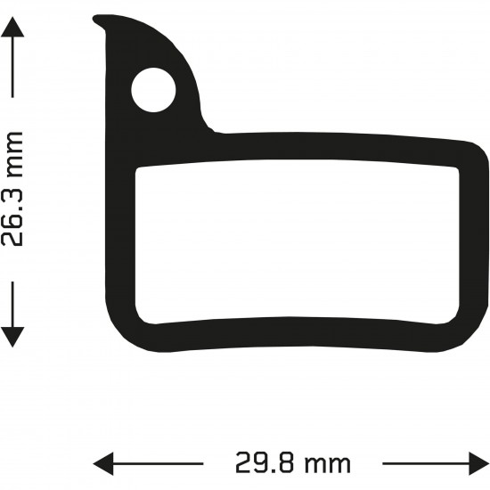 Aztec Organic Disc Brake Pads for Sram HRD Red 22 / Force 22 Aztec Organic Disc Brake Pads for Sram HRD Red 22 / Force 22
