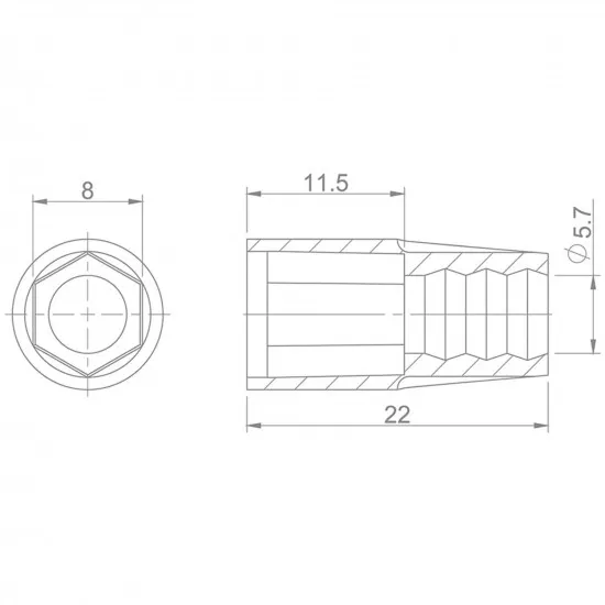 Aztec Rubber shield 10 pieces