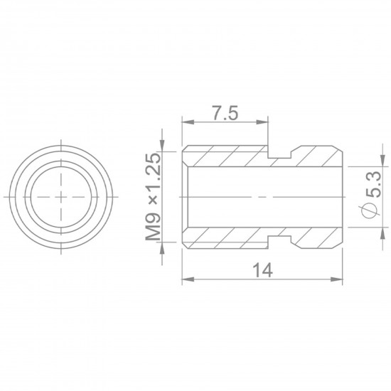 Aztec Threaded Shroud M9 x 1.25 Magura 8 pieces