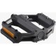 Shimano PD-EF102 flat pedals, resin, black Shimano PD-EF102 flat pedals, resin, black