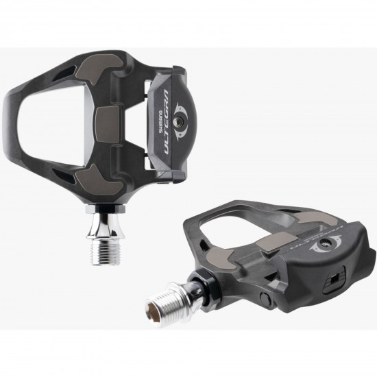 Shimano PD-R8000 Ultegra SPD-SL Road pedals, 4 mm longer axle, carbon, black
