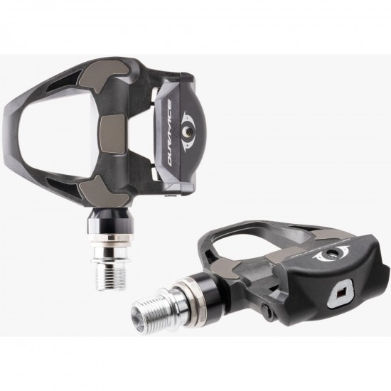 Shimano PD-R9100 Dura-Ace SPD SL Road pedals, 4 mm longer axle, carbon, black