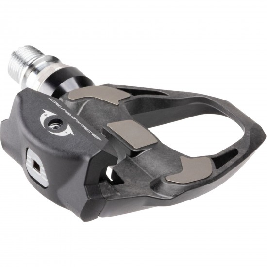 Shimano PD-R9100 Dura-Ace SPD SL Road pedals, 4 mm longer axle, carbon, black