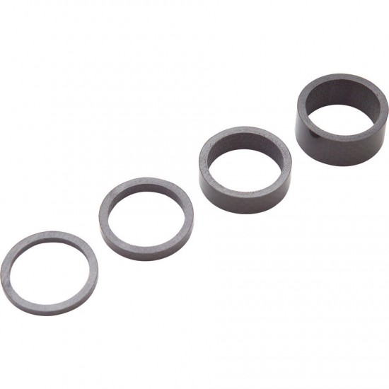PRO Headset spacers, UD carbon, 3/ 5/ 10/ 15 mm, 1-1/4 inch