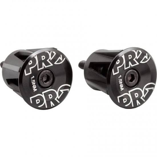 PRO Handlebar End Plugs, Alloy, Black