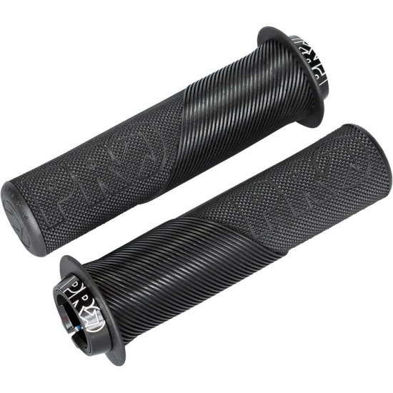 PRO Trail Lock On Grips, with Flange, 32mm, Black