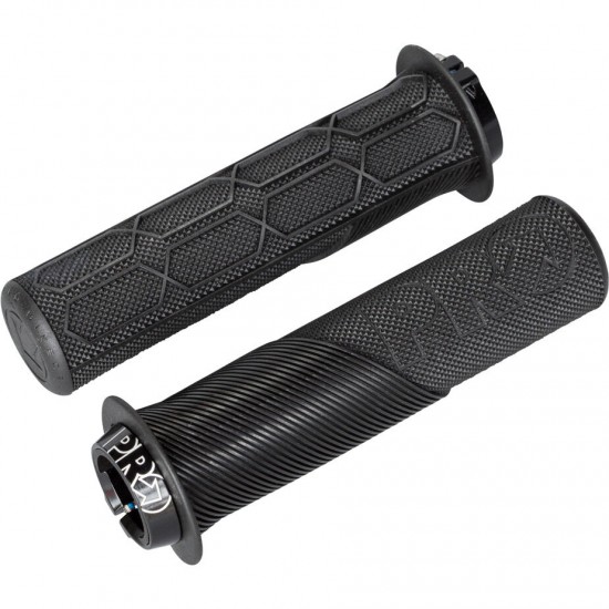 PRO Trail Lock On Grips, with Flange, 32mm, Black