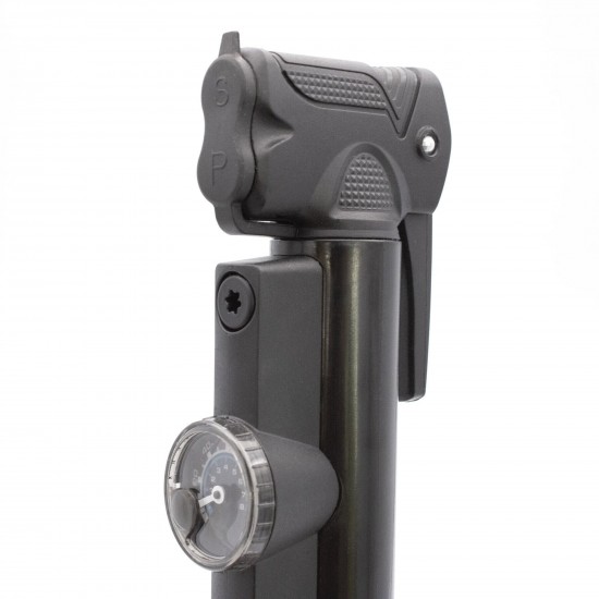 Truflo Pump Truflo Micro 2 G Micro II Mini Pump with Dial Gauge, black