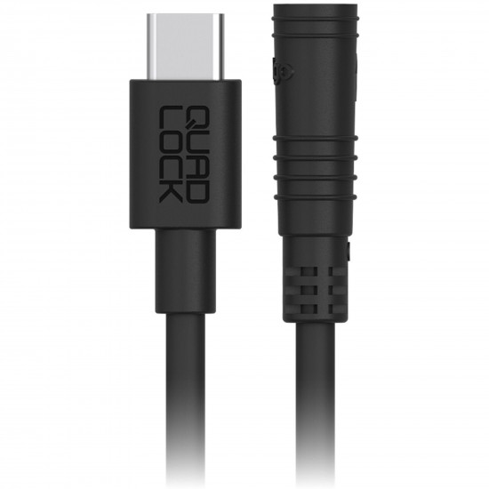 Quad Lock USB-C Cable for Waterproof Wireless Charging Head