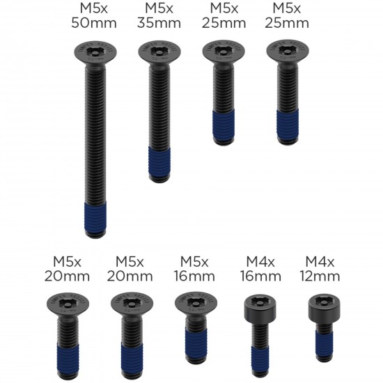 Quad Lock Anti Theft Screws